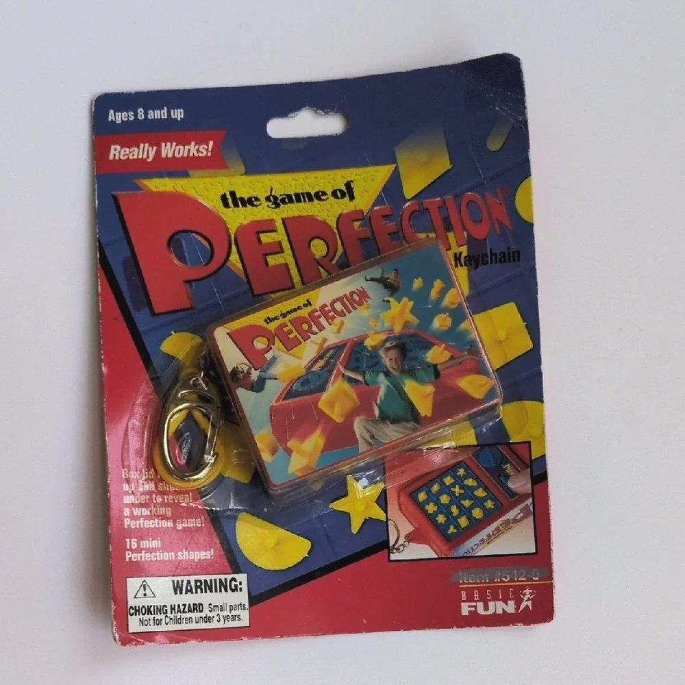 NIP Vintage 2000 The Game of Perfection Keychain - Mini Travel Sized -‎ SEALED